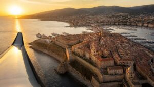 Private jet in Ajaccio