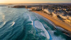 Private jet in Biarritz