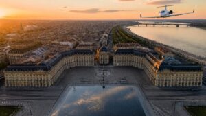 Private jet in Bordeaux