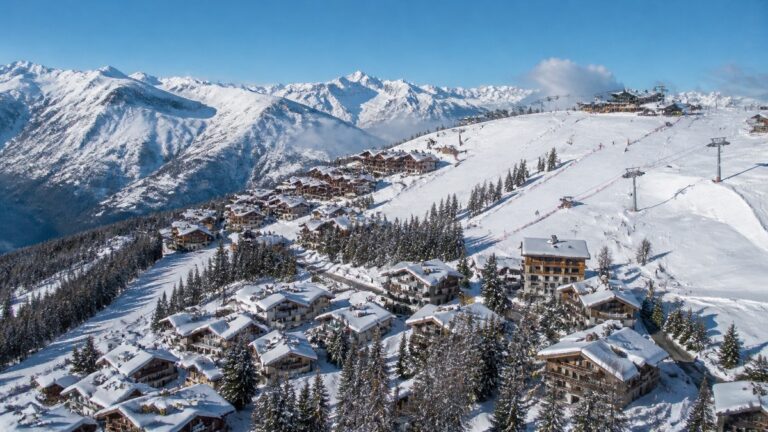 Flight to Courchevel