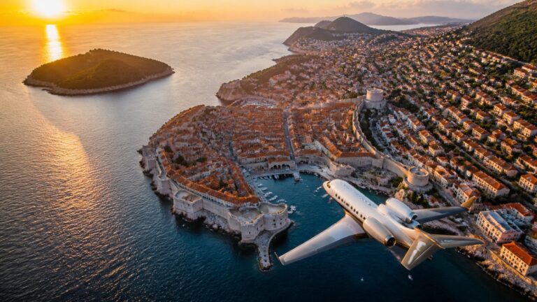 Flight to Dubrovnik