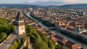 Private jet in Graz