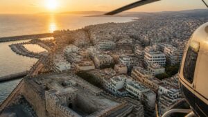Private jet in Heraklion