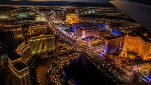 Private jet in Las Vegas