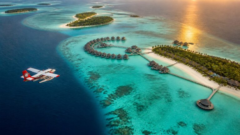 Flight to Maldives