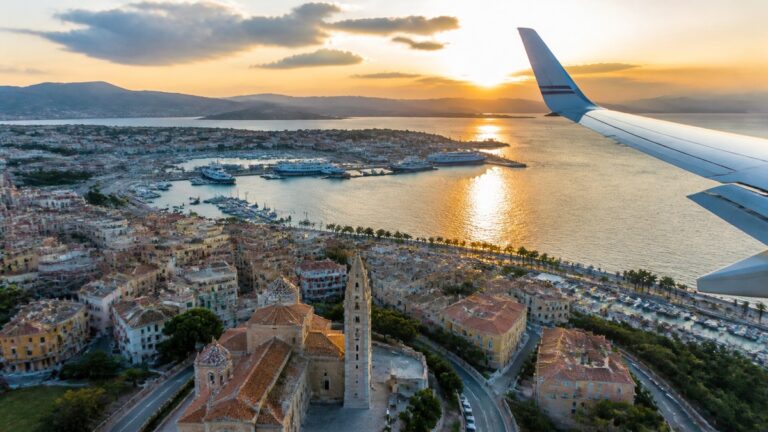 Flight to Olbia