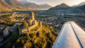 Private jet in Sion