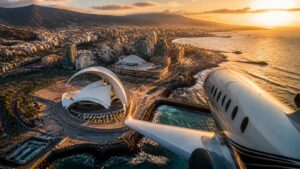 Private jet in Tenerife